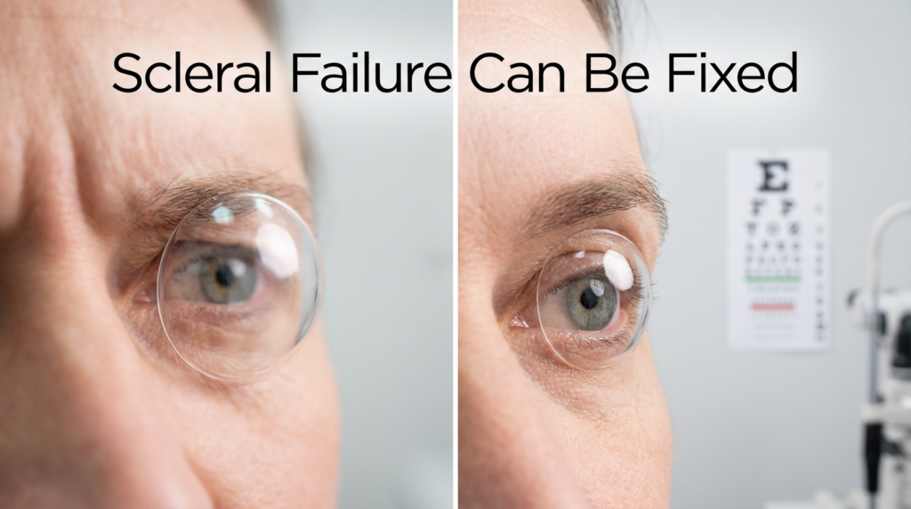 Why scleral lenses fail and how to fix