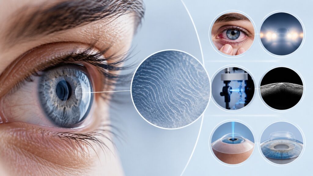 EBMD corneal dystrophy map-dot-fingerprint pattern and scleral lens treatment